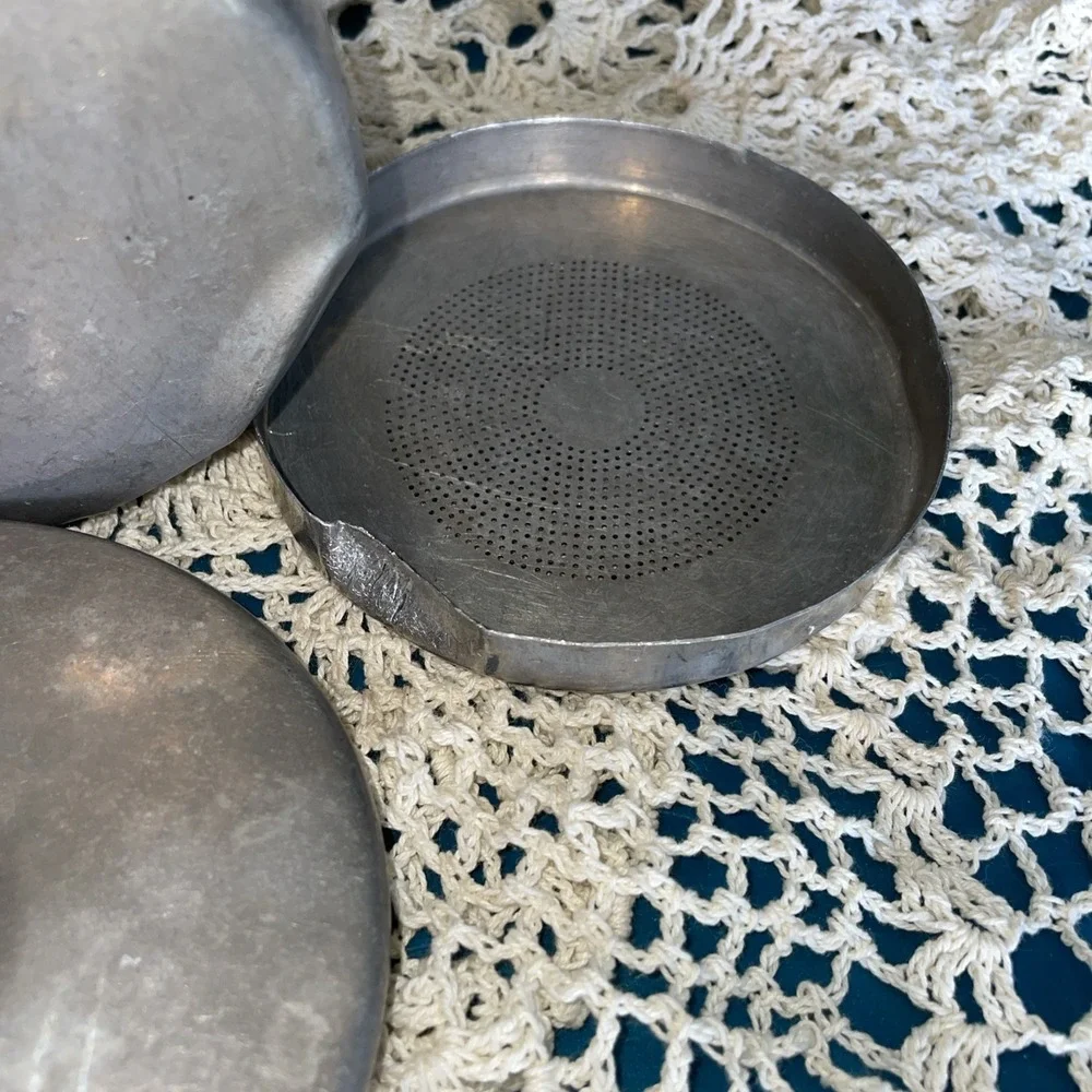 Vintage Aluminum Grease Canister Kitchen Grease Keeper Bacon Dripp